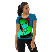 Load image into Gallery viewer, Monica Owens - Women&#39;s Athletic T-shirt - by Charis Felice
